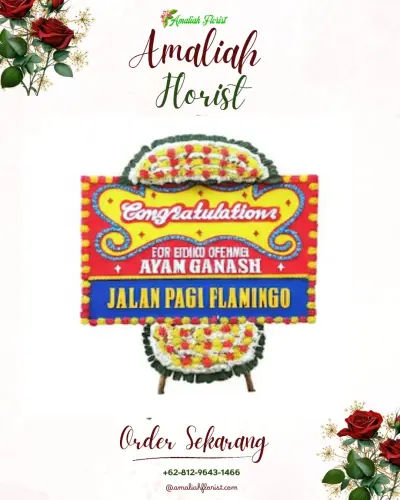 Bunga Papan Congratulation di Kalimojosari
